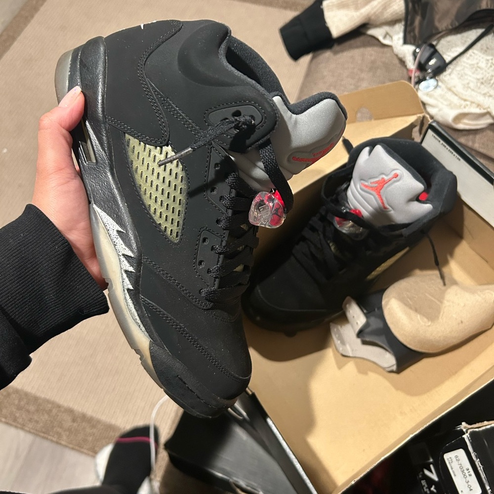 metallic 5's jordan